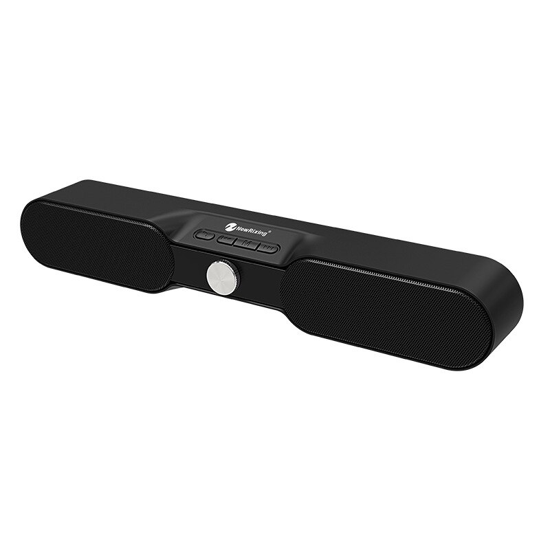 HIFI Bluetooth Speaker Draagbare Draadloze Kolom Super Bass Dual Luidsprekers Soundbar met Mic TF FM Radio USB Sound Box 3D stereo