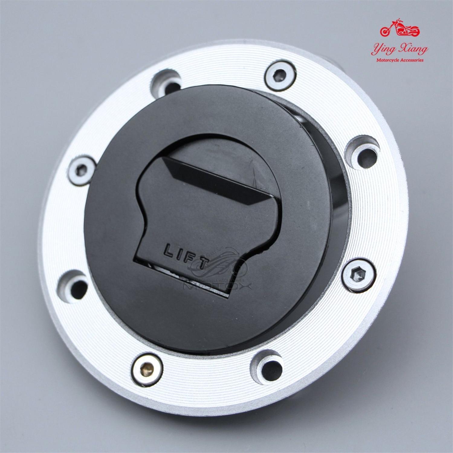 Tampa para tanque de gasolina, tampa com chave compatível com suzuki gsf250/400/600 gs500 xf650 dr800 vx800