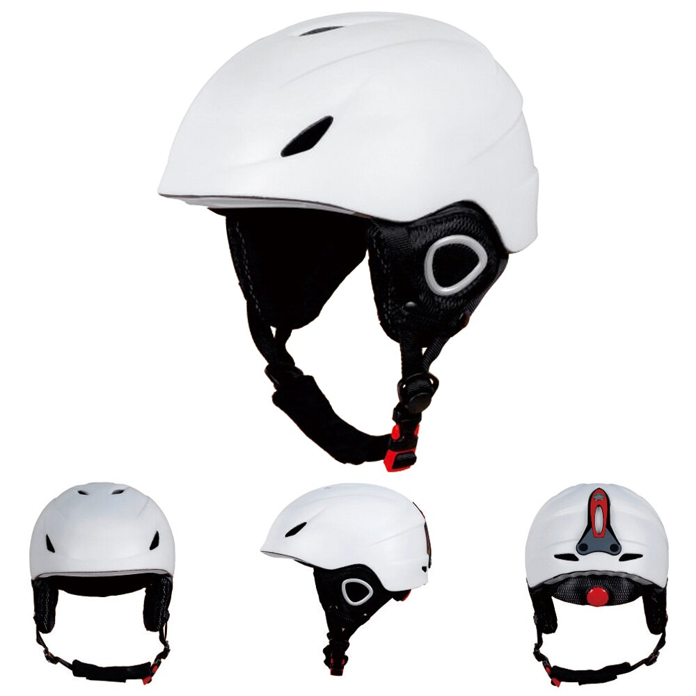 Beschermende Helmen Skateboard Snowboarden Skiën Helm Slagvastheid Ventilatie Veiligheid Sport Helm Fietsen Hoofddeksel: WHITE