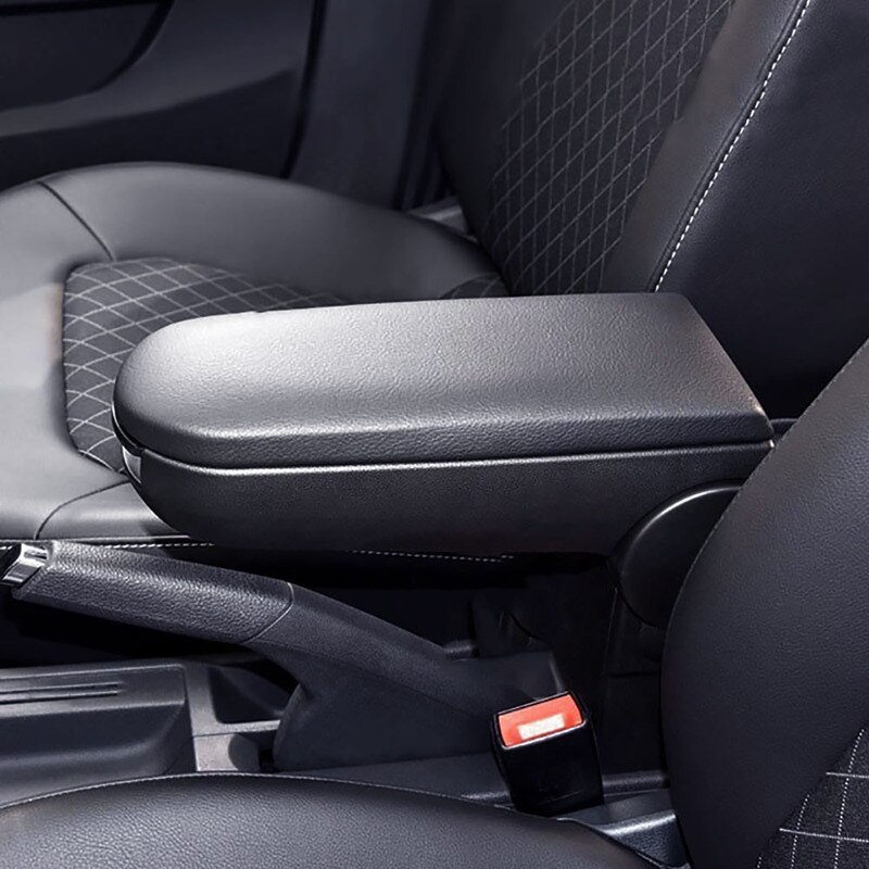 Auto Armsteun Box Cover Centrale Console Lederen Armsteun Deksel Toepasselijk Voor Vw Jetta Golf Passat B5 MK4 Beetle Bora 1998-2005