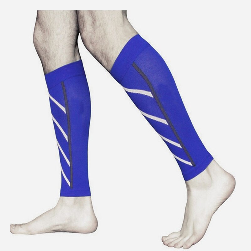 Calze sportivo calze A Compressione di notte da corsa in nylon ghette fluorescenti calzini di Pallacanestro Delle Donne Degli Uomini di Ciclismo Compressione gamba Slee