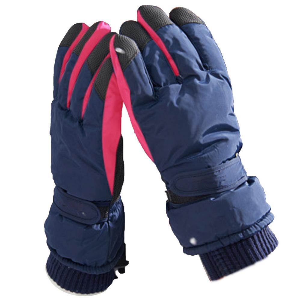 Inverno jogando com neve luvas de esqui masculino e feminino à prova dwaterproof água e equipamentos quentes motocicleta equitação luvas frias e congelantes: Women STYLE 3