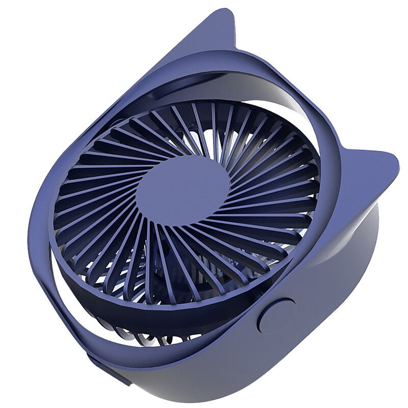Ventilatore di raffreddamento elettrico alimentato tramite USB Mini ventilatore da tavolo portatile regolabile a 360 gradi modalità 3 velocità forniture per ufficio a casa