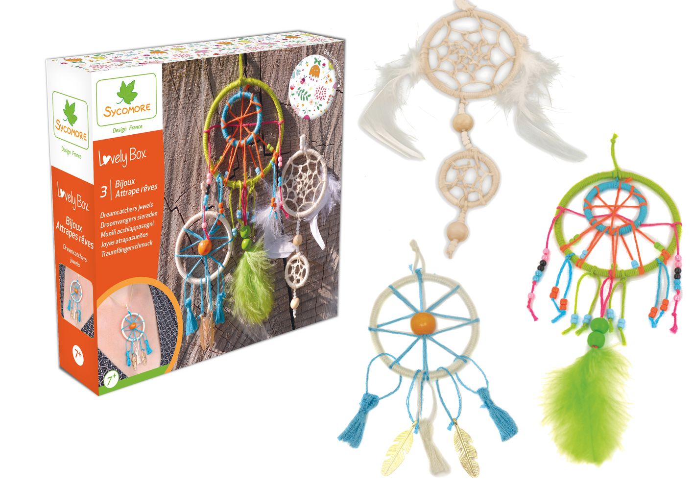 SYCOMORE 3 Dreamcatcher-Traum Kasten Jungen Mädchen 8, 13 pädagogisches spielzeug geburtstag