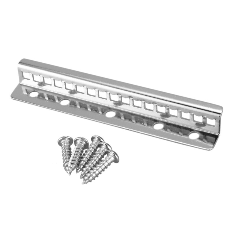 1 Set Steel Kalimba Mbira DIY 17 Keys with Thumb Piano Bridge Musical Instrument Parts for Luthiers Makers