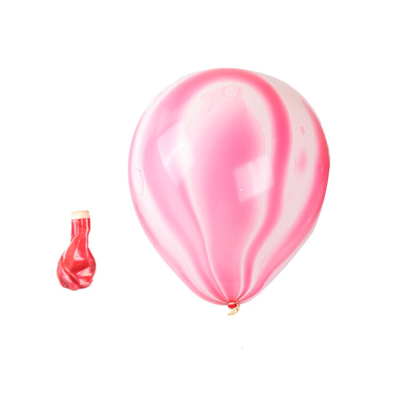 5/10pcs 10inch colorful Agate Marble Latex Balloons Birthday Party Wedding Decoration Baby Shower Agate Decor Supplies Globos: pink / 5pcs