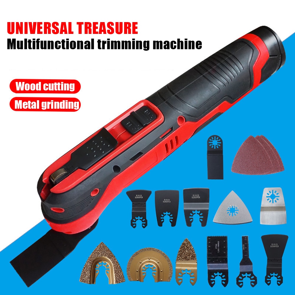 Multi-function Oscillating Tool Renovator Woodworking Electric Trimmer Wood Milling Engraving Electric Trimmer Saw Accessories