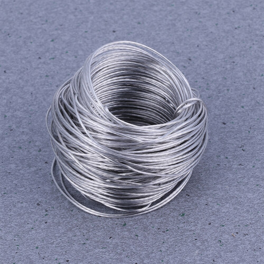 1Set Wire Rope and Photo Frame Hanging Hooks Kit Picture Hangers Picture Hanging Wire Set(20m Wire Rope +20 Sets of Rings)