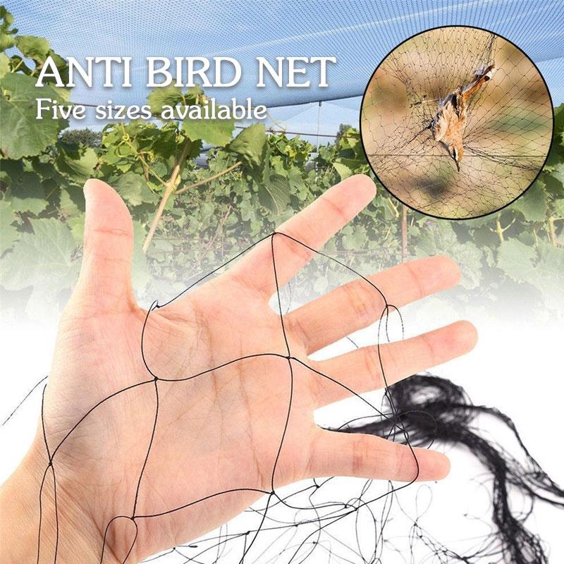 Black 20mm Aviary Bird Netting Durable Anti-Bird Net Planting Bird Proof Fruits Trap Crops