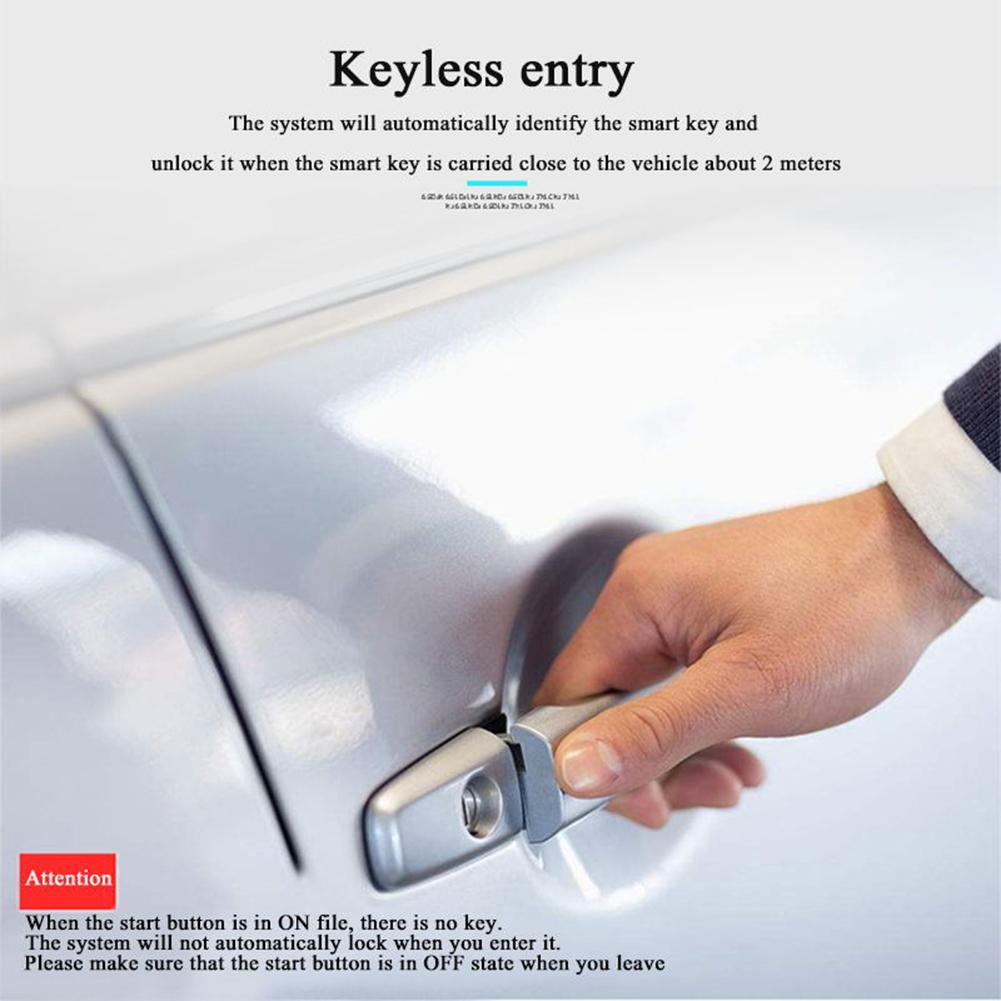 12V Universal Automobile Anti-theft System Remote Start Remote Control Keyless Entry PKE One-key Start Car Alarm System