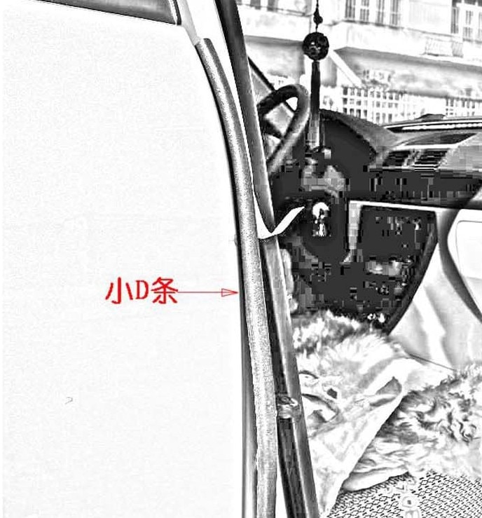 Auto Deur Tochtstrip 2 ~ 8 meter Waterdicht Kleine D Auto Rubber Strip Afdichting Epdm 3 m Auto Deur Afdichting auto Rubber Deur Isolatie