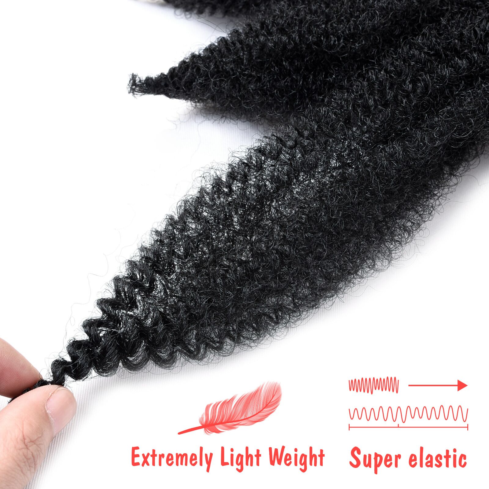 8 zoll Kurze Marley Flechten Haar Weich afro Twist Synthetische Häkeln Zöpfe Haar Erweiterungen afrikanisch amerikanisch Haar Für Frau