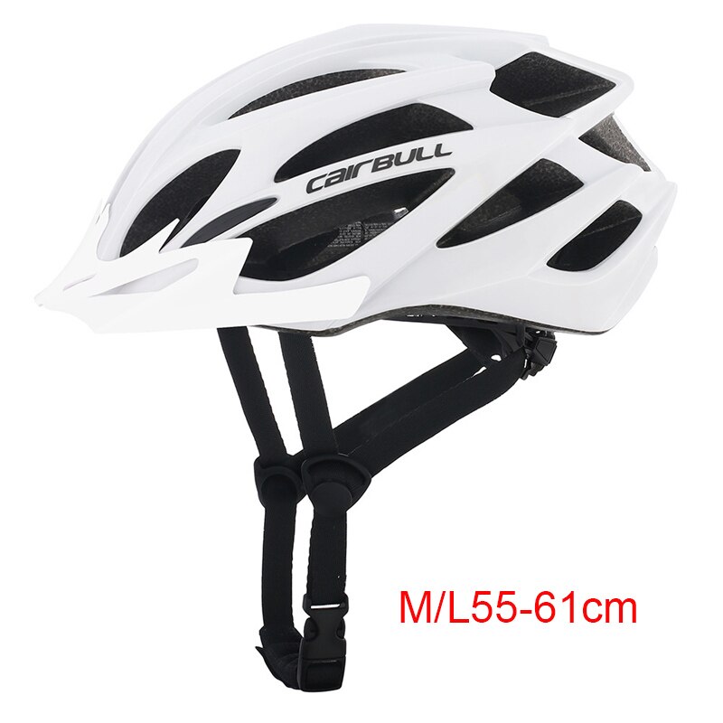 Cairbull ultralichte fietshelm, integraal gevormde fietshelm, mtb-racehelm, veiligheidshelm, helm, capacete: C39- witte