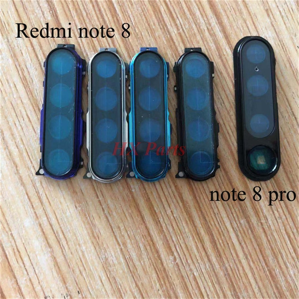 For Xiaomi Redmi Note 8, Note 8 Pro, Note 10, Note 10 Pro, CC9 Pro Rear Back Camera Glass Lens With Frame Bezel Repair