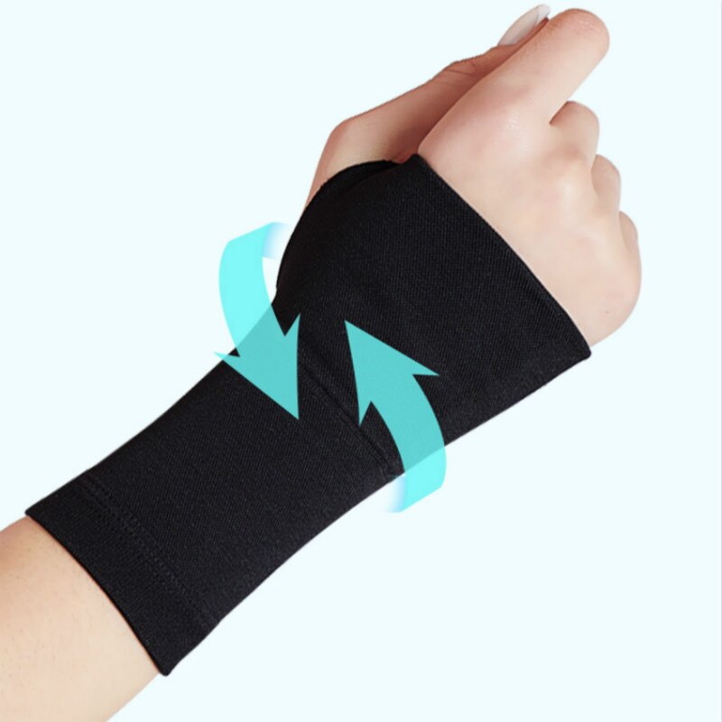 1 Pair Elastic Wristbands Fitness Yoga Wrist Palm Support Crossfit Powerlifting Gym Palm Pad Protector Wrist Wraps Guard Band