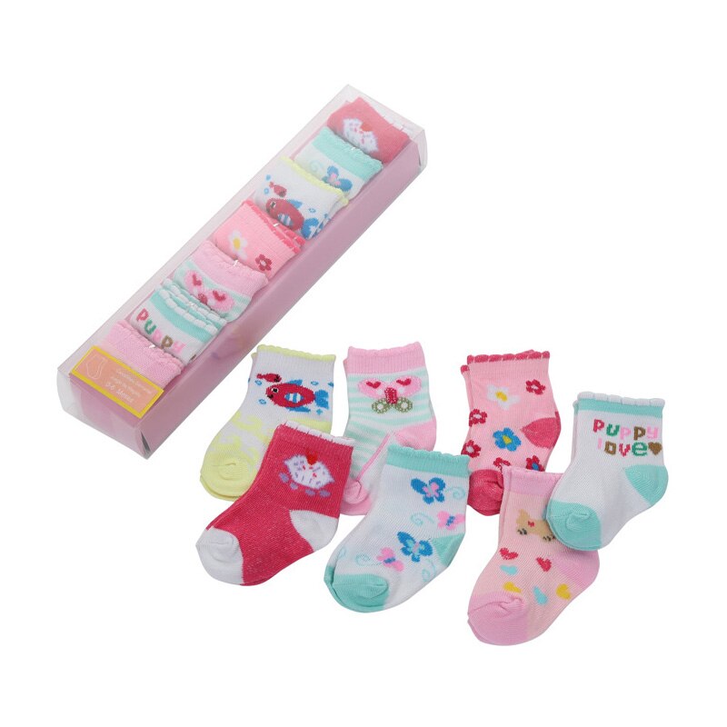 7 Paare/lose Baby Jungen Mädchen Socken Unisex Baby, Kleinkind Neugeborenen Socken Box Set Kinder Baby Low Cut Baumwolle Baby socken Neugeborenen