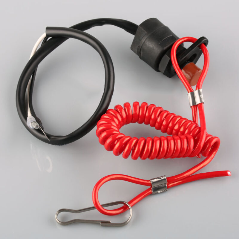General Boat Outboard Engine Motor Kill Stop Switch & Safety Tether Lanyard Easy To Install Will Cut Power/ignition