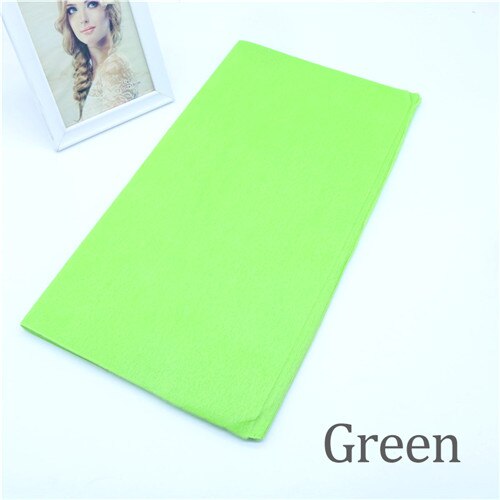 40 teile/los Einfarbig Seidenpapier Verpackung Faser Textur Blumen- wickelt DIY Blume Verpackung Weihnachten Gewebe Verpackung Papier: Grün