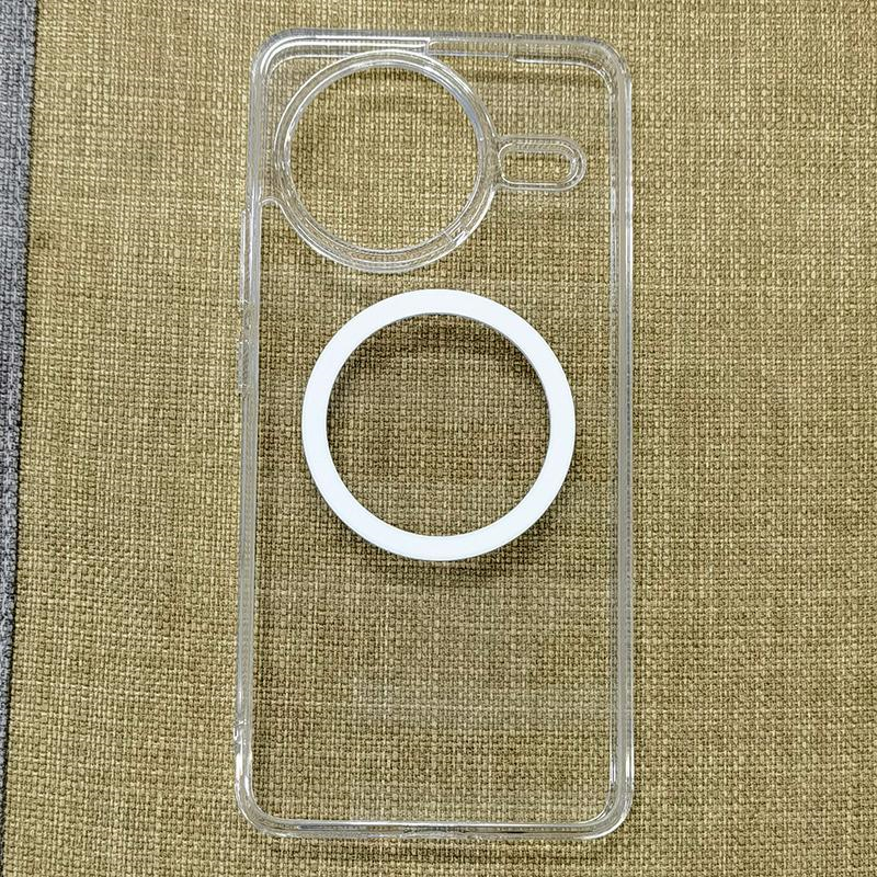 hoesje voor Xiaomi Redmi POCO F7 Pro F7 Ultra Magsafe Helder Hard Magnetisch Draadloos opladen Transparante schaal Schokbestendige bumper: WHITE / For POCO F7 Pro