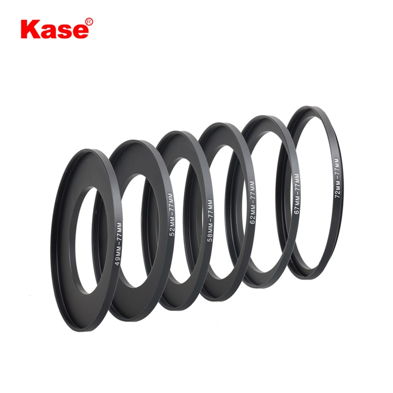 Kase 77Mm Step-Up Adapter Ring (49-77Mm/52-77Mm/55-77Mm/58-77Mm/62-77Mm/67-72Mm/67-77Mm/67-77Mm/72-77Mm)