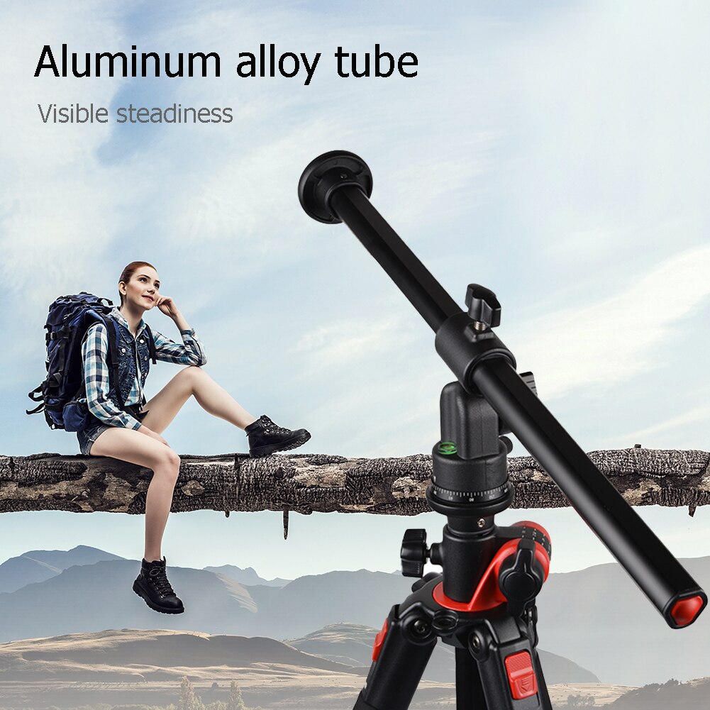 19 inch Tripod Horizontal Extension Arm Multi Angle Rotatable Center Column Boom Table Mounting Clamp Pop Kits