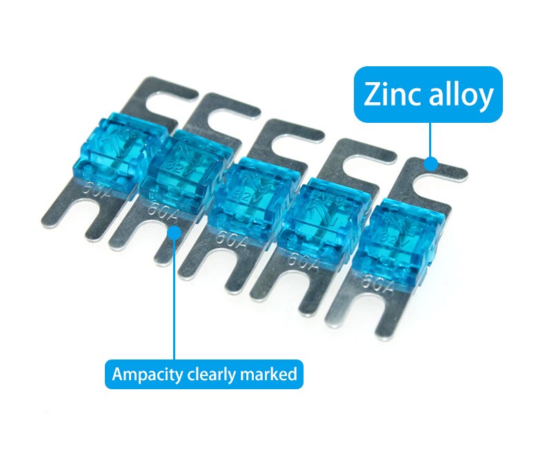 Auto bil boltet sikring 20a-200a lille strømgaffel boltet sikring auto sikring bolt sikring