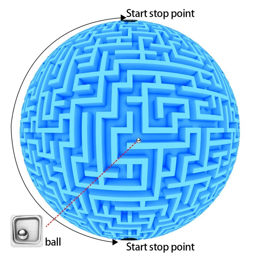 Maze 3D Balance Puzzles Brain Teasers Ball,Hard Challenges Gravity Memory Sequential Puzzles Education Puzzle Toys