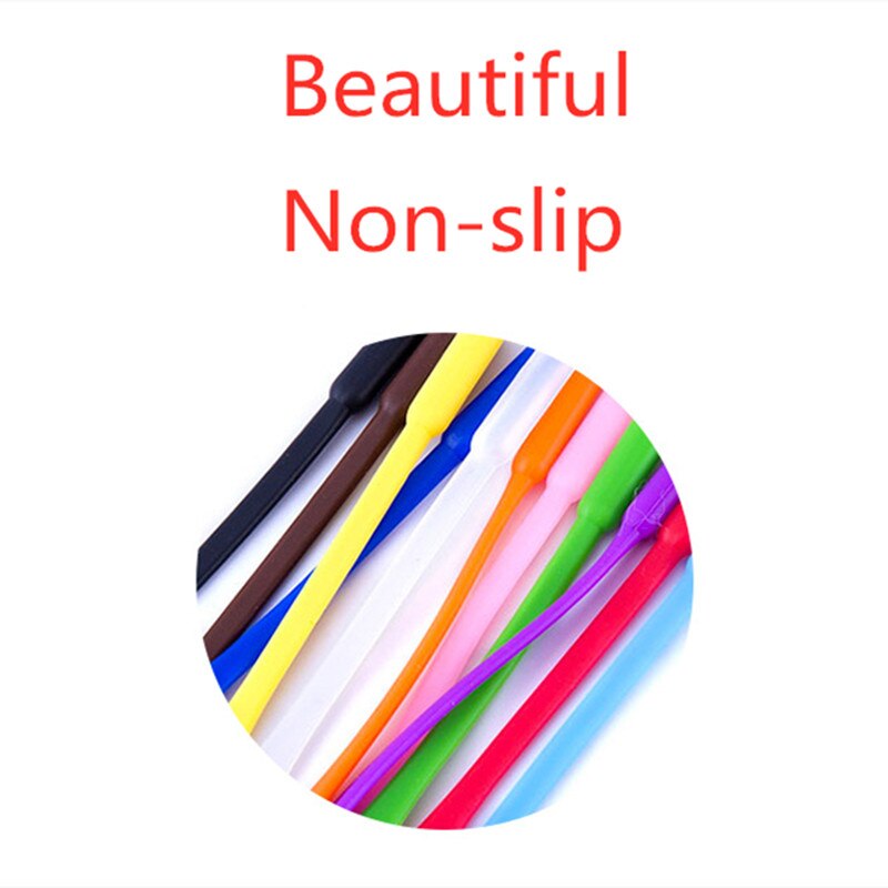 1 Pc Verstelbare Kleur Elastische Siliconen Brillen Bandjes Zonnebril Keten Sport Anti-Slip String Bril Touwen Band Cord Holder