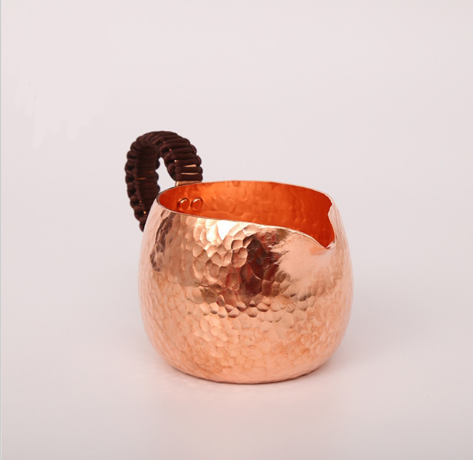 1pc 350ml pure copper hand made Milk Pitcher/Jug Latte Art Pitcher tea cup