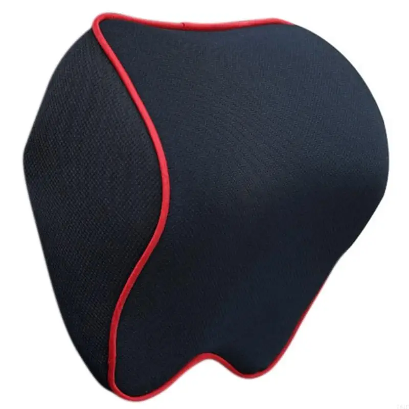 Memory Foam Car Neck Pillow Comfortable Breathable Headrest for Commuters Removable Cover for Travel Office Use: Yellow