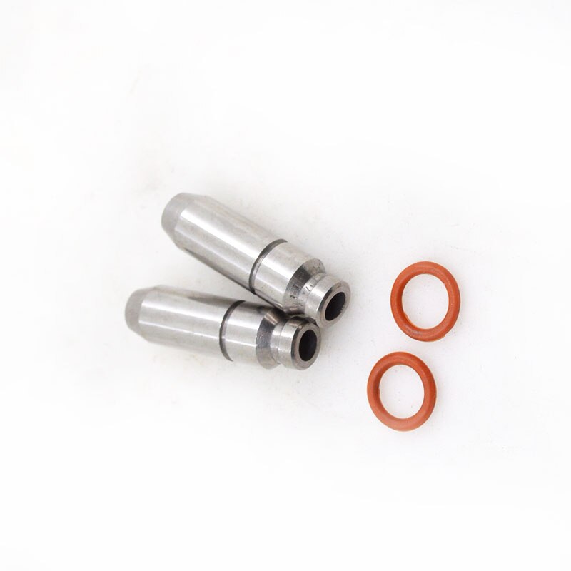 Válvula de admisión de motor de motocicleta, válvula de escape, sello de aceite de guía para Suzuki GN125 GS125 GN GS 125 125cc, repuestos de motor: Gris oscuro