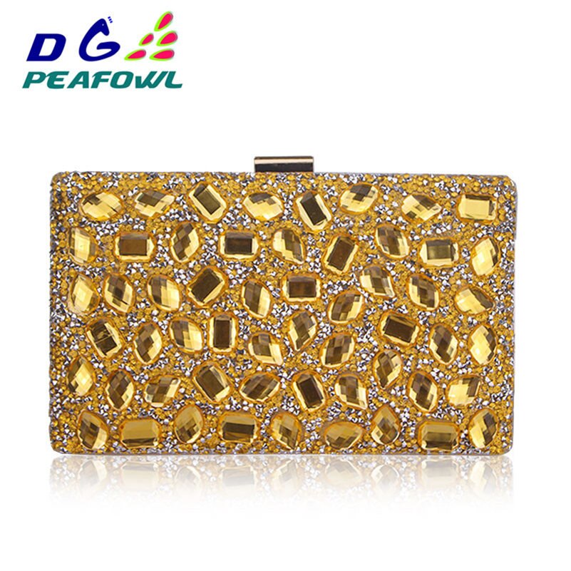 Crystal Opknoping Toilettas Vrouwen Clutch Portemonnees Goud Koppelingen Tassen Blauw Avondtasje Party Zilveren Bruiloft Clutch