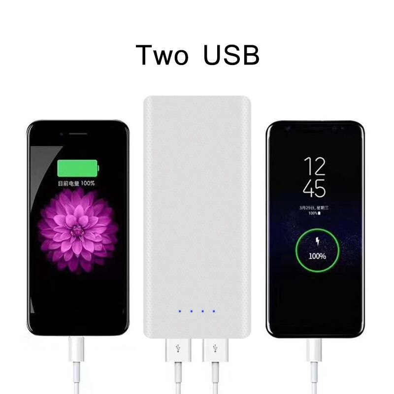 Heißer 8x18650 DIY Batterie Ladegerät Box Power Bank Halter Fall Dual USB 8*18650 Batterie Shell Lagerung Organisieren