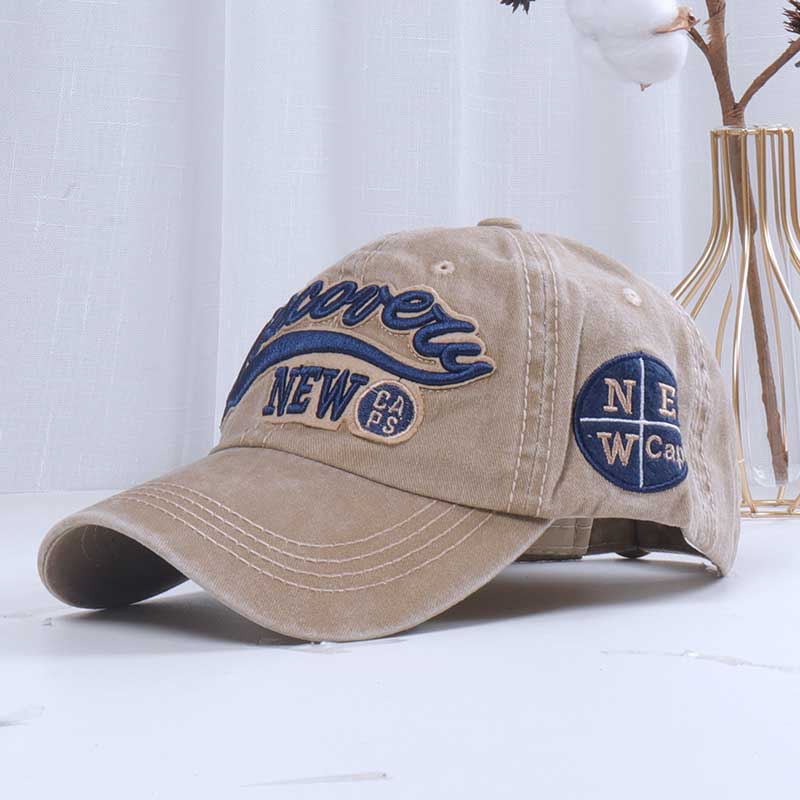 100% gewaschen Denim Baseball Kappe Snapback Hüte Sommer Herbst Hut für Männer Frauen Caps Casquette Hüte Brief Stickerei Gorras