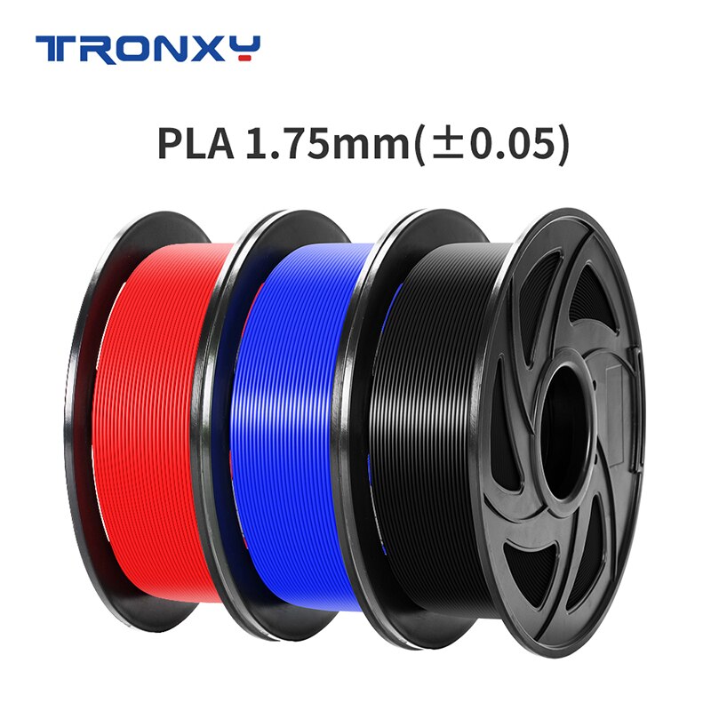 Tronxy 3D Printer 1kg 1.75mm PLA Filament Vacuum packaging Overseas Warehouses A variety of colors for1.75mm filament materials