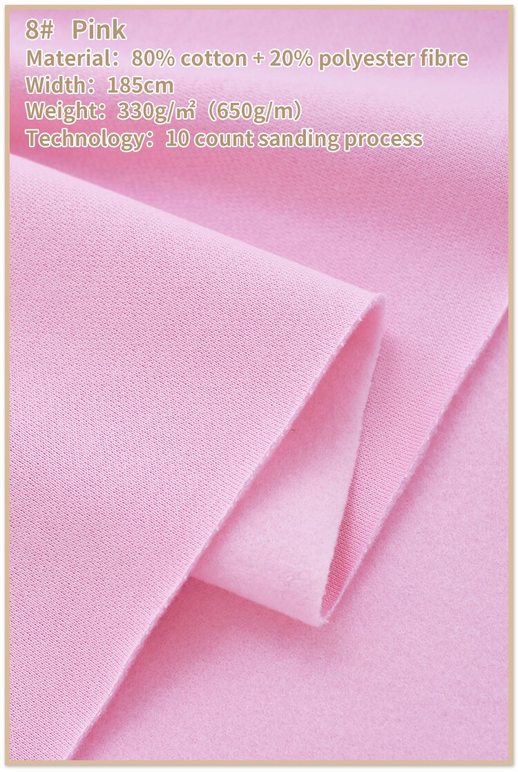 Tissu polaire tricoté et givré 185x50cm, nouveaux vêtements de sport d'automne et d'hiver, tricot et épais: 8