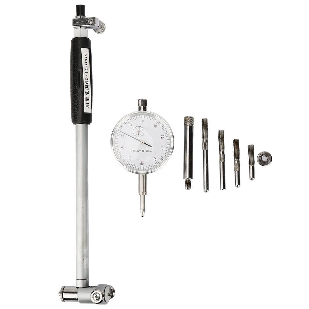 Dial Bore Gauge 50-160MM Diameter Diameter Indicator Measuring Engine Cylinder Measuring Test Kit Tool Meter