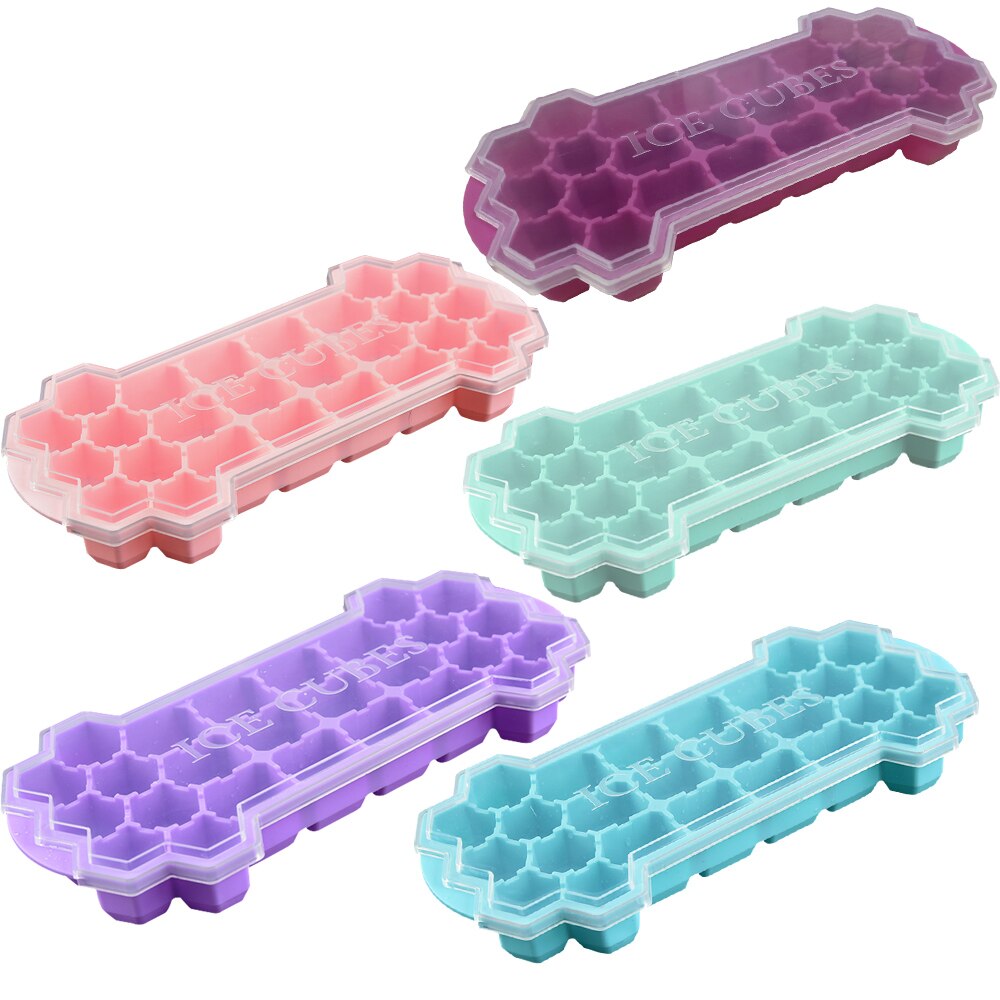 8PCS/set Stainless Steel Ice Cubes Reusable Chilling Stones Whiskey Wine Cooler Stones Chiller Ice Mold Cube Maker Silicone: 5pcs silicone set