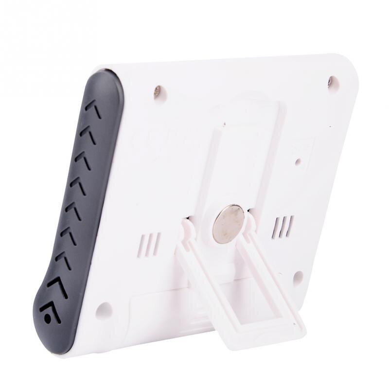 Dc102 elektroniska termometer lcd digital temperaturtestare trådlös termometer hygrometer fuktmätare klocka väder