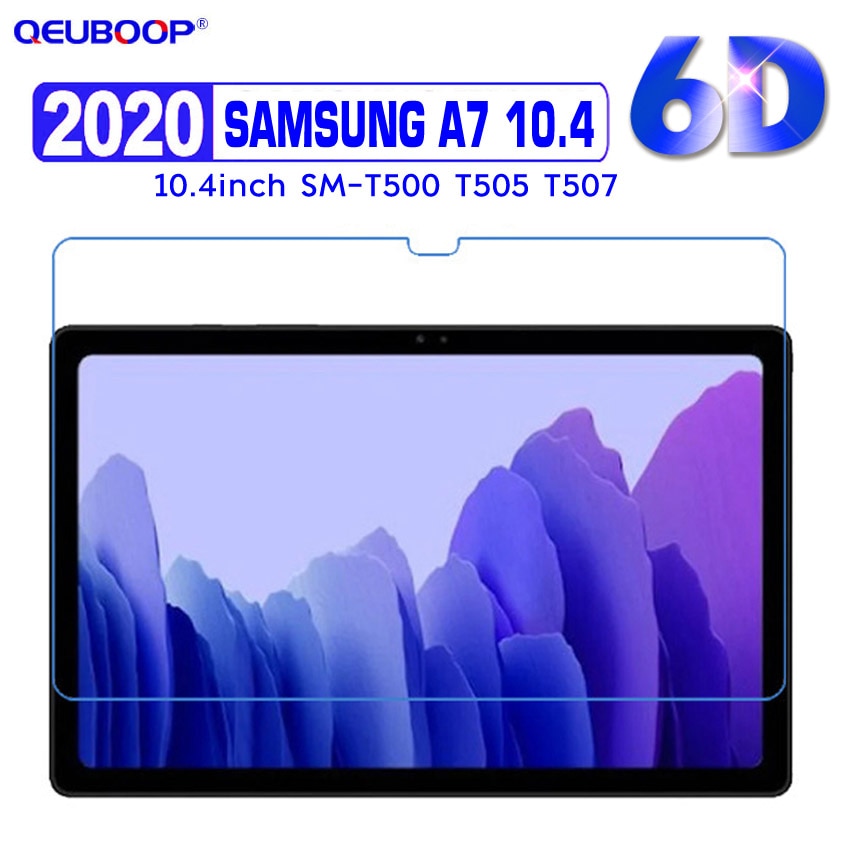 6D Gehard Glas Voor Samsung Galaxy Tab A7 10.4 "Screen Protector Voor Samsung Tab A7 10.4 SM-T500 T505 t507 Guard Glas