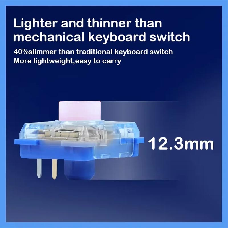 Kailh Islet Pink MINI Switch 35g Low Silent Mechanical Keyboard for Deep Sea Islet Pink Landing MINI 1353Hitbox Linear Keyboard