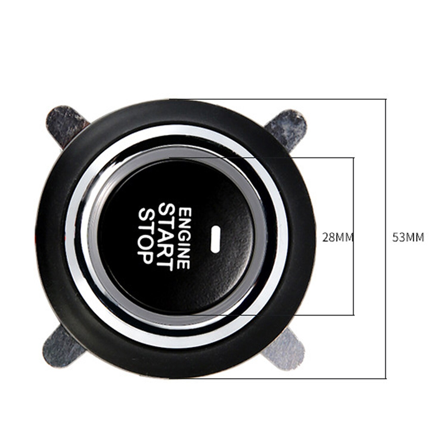 KKMOON Auto Car One Starts Stop Engine System 12Volt One-click Boot System Modify Keyless Access System Alarm System