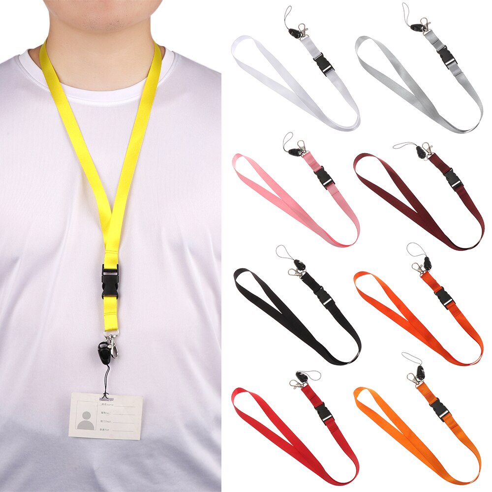 1pc jednofarebné šnúrky na mobilný telefón šnúrky na krk šnúrky na kľúče id karta telocvičňa popruhy na mobilný telefón usb odznak na šnúrku na šnúrku fotoaparátu