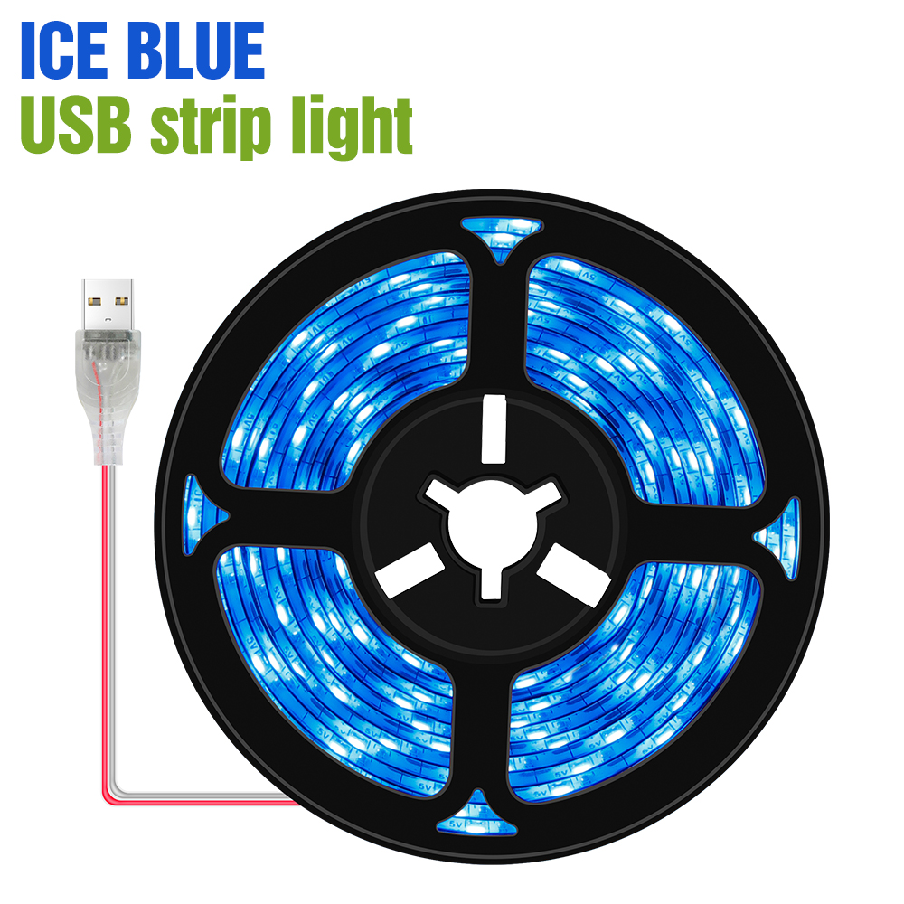 Taśma świetlna LED do uprawy pełne spektrum roślina doniczkowa hydroponiczna lampa do uprawy taśma USB DC5V do szklarni kwiat sadzonka Growbox: Fioletowy Różowy / RGB / 1200w
