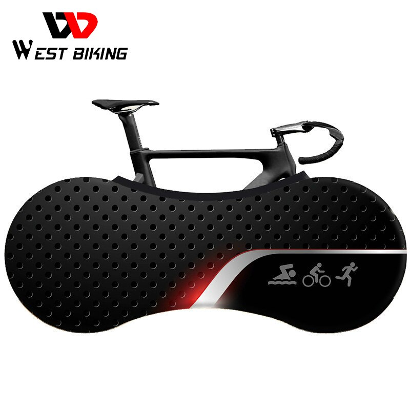 Cubierta de Interior para bicicleta de montaña, tela elástica de , 26-28 pulgadas, cubierta antipolvo, protección de neumáticos, almacenamiento de accesorios para bicicleta