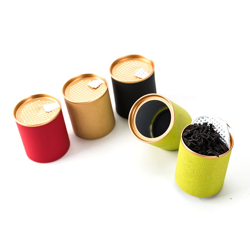 Round Paper Container Disposable Tea Packaging Tube Candy Jar Food Cylinder Brand