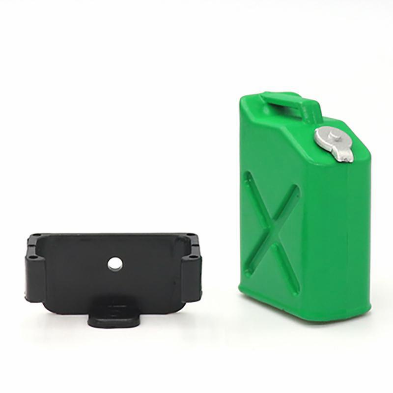 Mini tanque de combustible RC Rock Crawler 1:10, accesorios para TAMIYA CC01 Axial SCX10 90046 D90 D110 TF2 Trax TRX-4 Crawler Truck: Verde