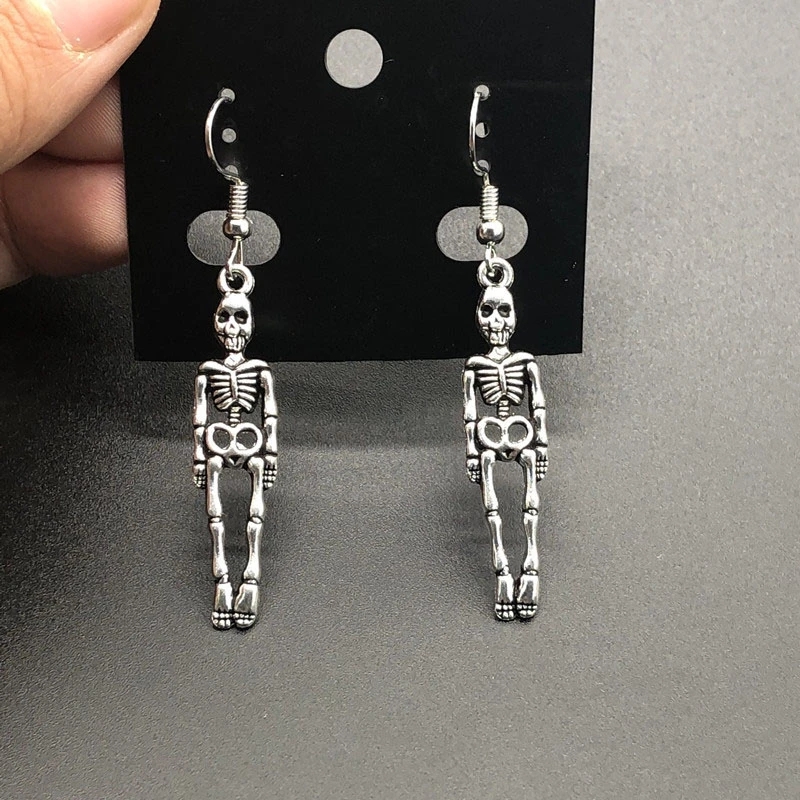 Pendientes colgantes de tijera grande para mujer, Vintage gótico Y2k, estética, accesorios de joyería largos,: orange