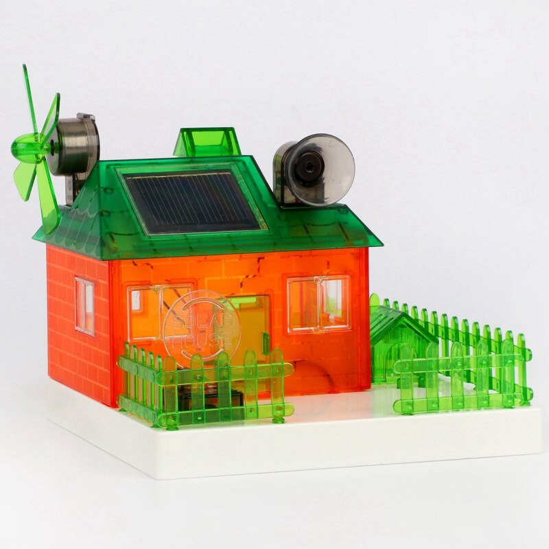 Diy, educación, casa de música Solar en miniatura, experimentos de energía, Kit de modelo de construcción para niños, Juguetes De ciencia