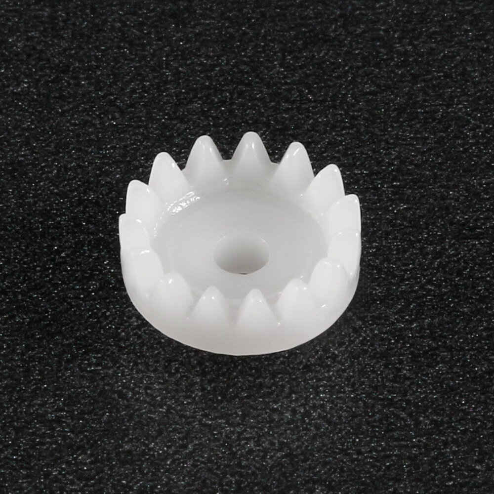 Uxcell 20Pcs 3.9x8.5mm 15 Teeth Plastic Bevel Gear 2mm Shaft for DIY Car Robot Model Making Motor Toy Accessories C152A